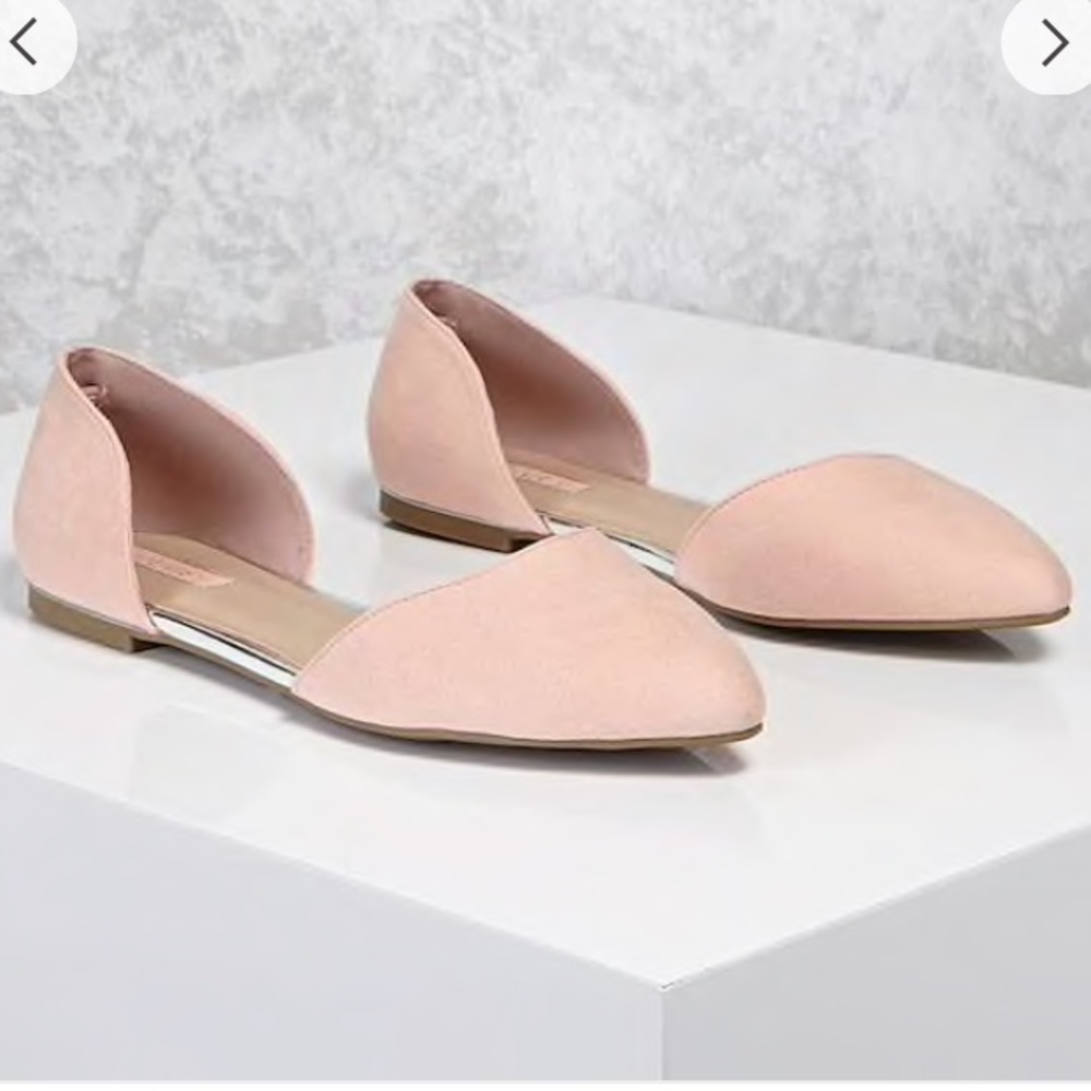 Brand new size 8.5 blush forever 21 pointed flats